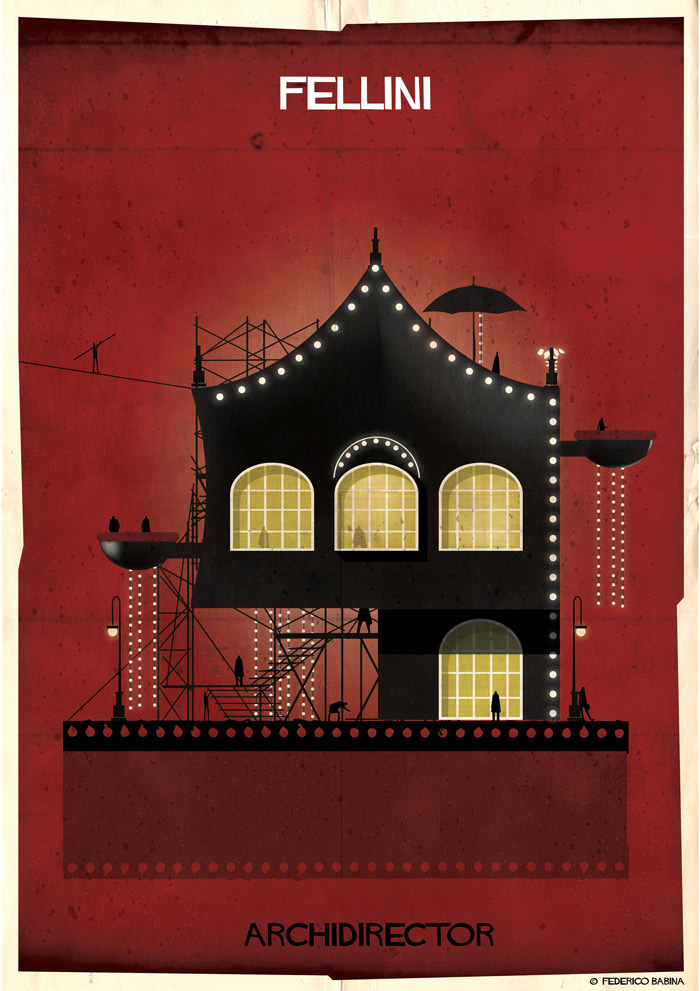 Projeto mostra como seriam as casas de famosos diretores com base em seus filmes Projeto mostra como seriam as casas de famosos diretores com base em seus filmes