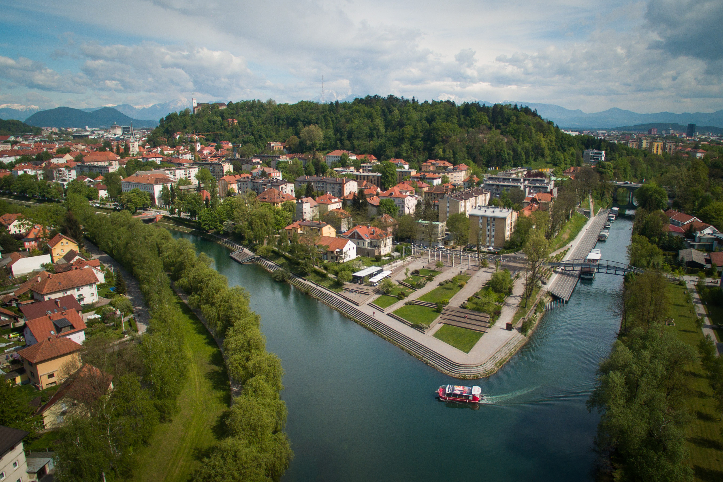 Ljubljana, Eslovênia. Foto: Divulgação. Ljubljana, Eslovênia. Foto: Divulgação.