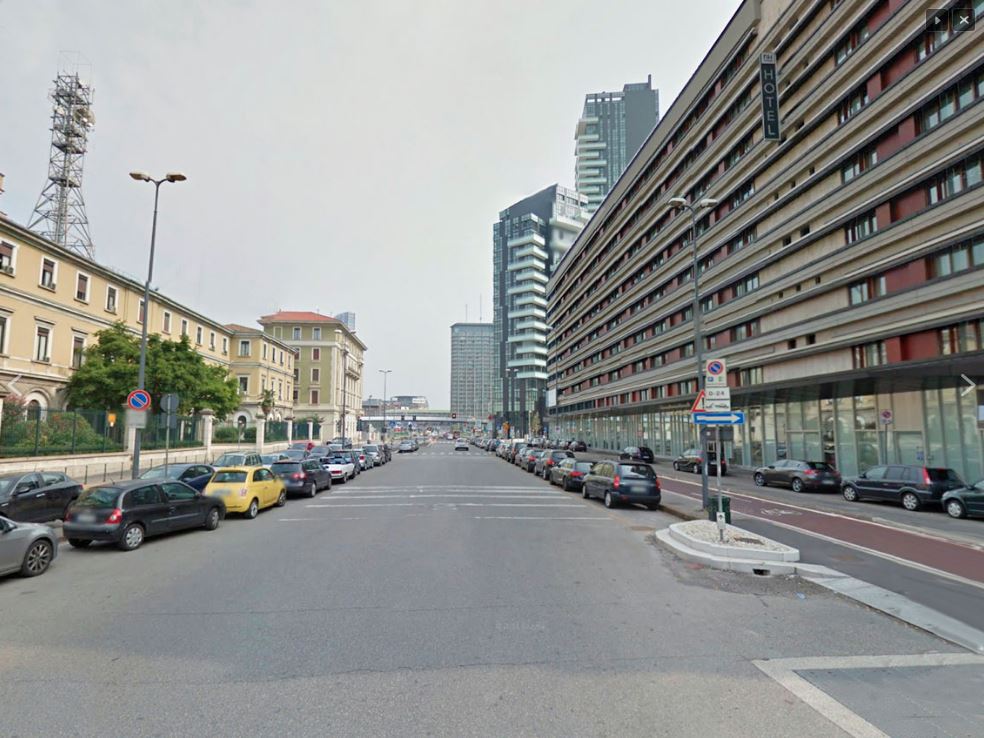 Este é um trecho da
Via Melchiorre Gioia atualmente. Imagem: Urbanfile/Divulgação Este é um trecho da
Via Melchiorre Gioia atualmente. Imagem: Urbanfile/Divulgação