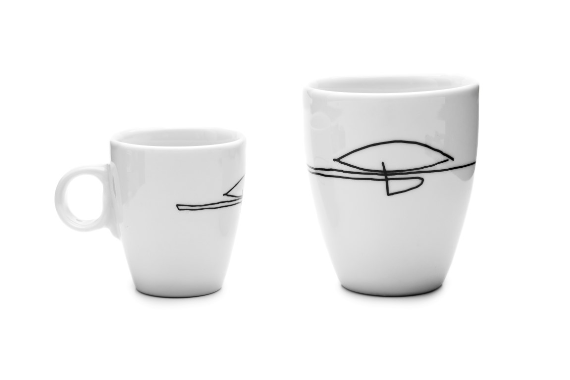 Xícaras com design exclusivo do Café do MON agora podem ser adquiridas na loja do museu. Fotos: Leticia Akemi/Gazeta do Povo