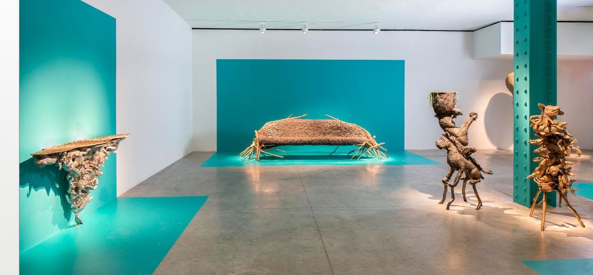 Mostra Hybridism, de Fernando e Humberto Campana em Nova Iorque. 
Foto: Reprodução  