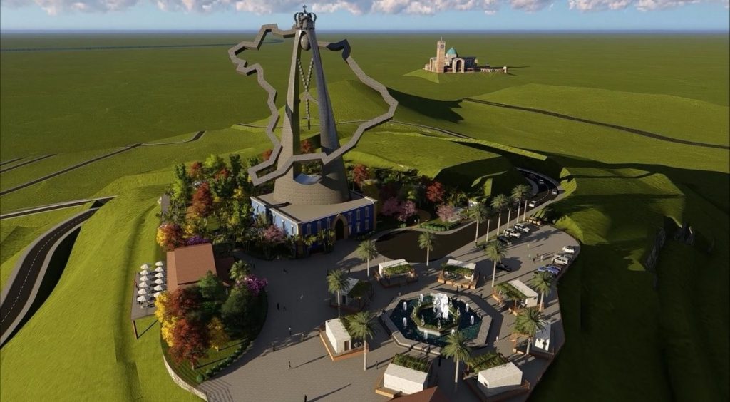 Estátua gigante em Aparecida do Norte será maior que o Cristo Redentor Praça para comportar a imagem de Nossa Senhora Aparecida ficará próximo ao Santuário.
Foto: Reprodução/Prefeitura de Aparecida