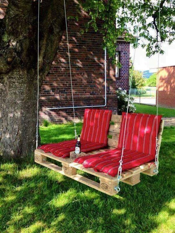 Um jardim pode ficar bem mais aconchegante com boas ideias. Foto: Pinterest Um jardim pode ficar bem mais aconchegante com boas ideias. Foto: Pinterest