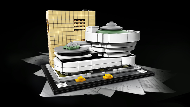 Museu Solomon R. Guggenheim. Foto: Divulgação/Lego Museu Solomon R. Guggenheim. Foto: Divulgação/Lego