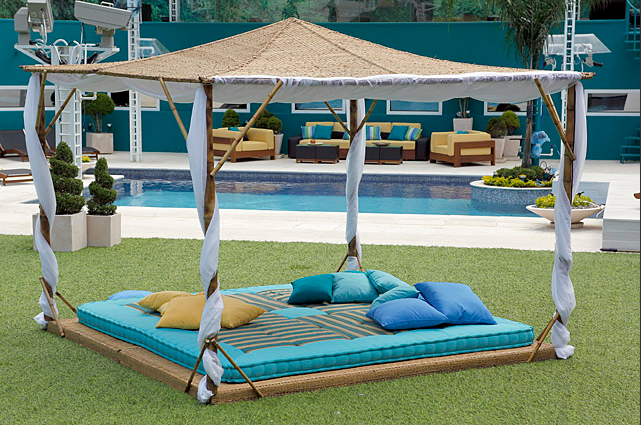 Tema da casa de 2018 lembra a decoração de 2012, baseada numa casa de praia. Foto: reprodução/GShow