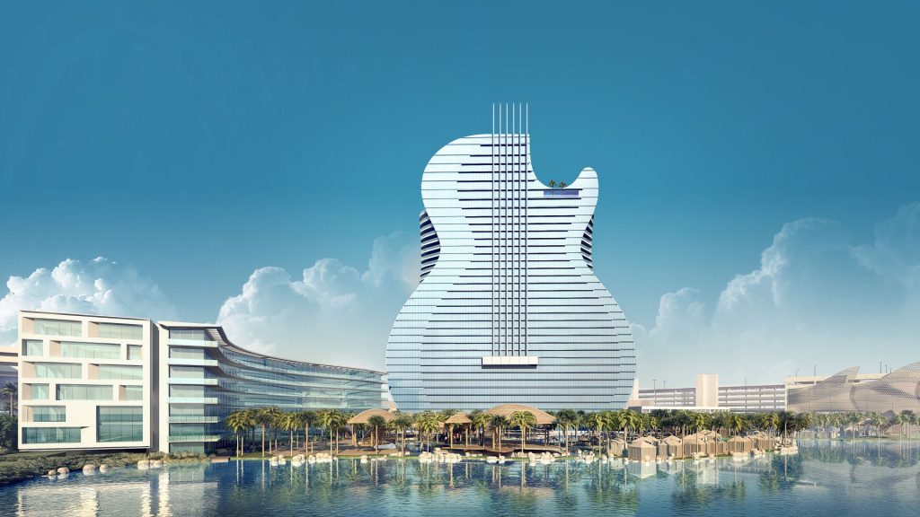 Hard Rock terá hotel em forma de guitarra gigante na Flórida