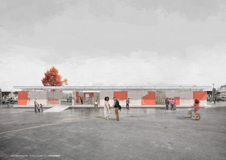 Arquiteto recém-formado ganhou concurso para um intercâmbio em Toronto ao propor uma pavilhão para a cidade canadense.
Imagem: Oliver Uszkurat / Divulgação