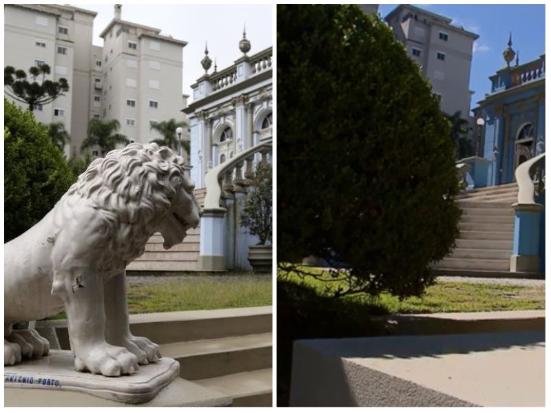 Obras foram feitas em um material considerado frágil, a louça. Foto: Ivonaldo Alexandre / Arquivo Gazeta do Povo (esquerda) e RPC / Reprodução (direita).
