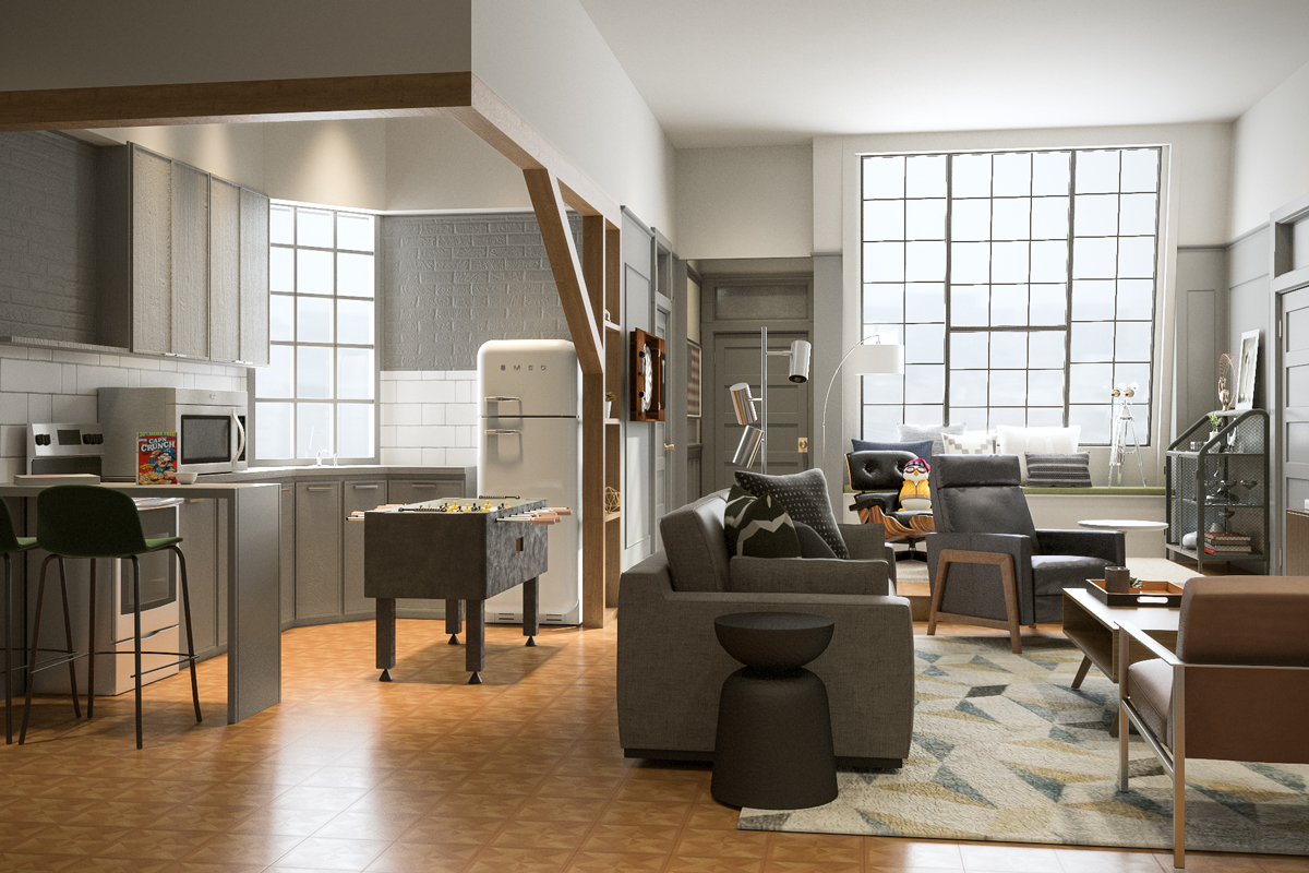 3 projetos mostram como seria o apartamento da série 'Friends' em 2018