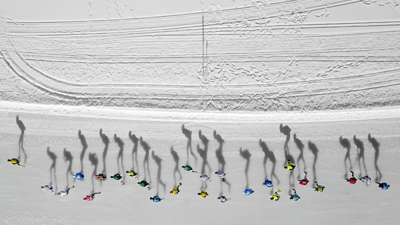 Skating Shadows, por Vincent Riemersma, vencedor da categoria Esportes Skating Shadows, por Vincent Riemersma, vencedor da categoria Esportes