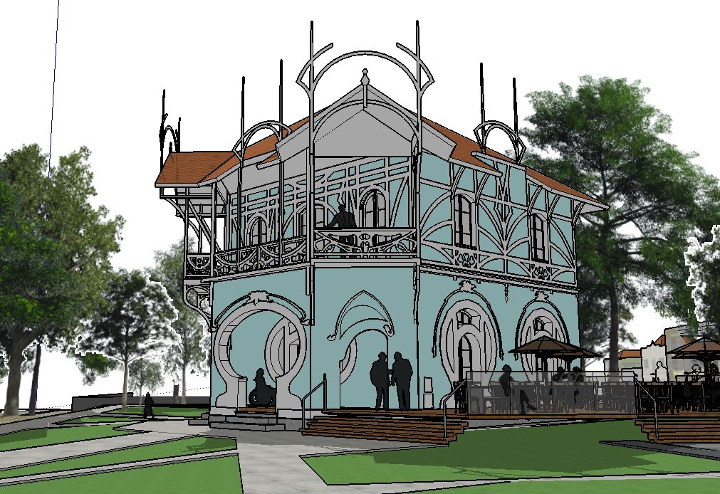 Imagem mostra como ficará o espaço após restauro e revitalização, até março de 2019. Crédito: Prefeitura de Curitiba/Divulgação Imagem mostra como ficará o espaço após restauro e revitalização, até março de 2019. Crédito: Prefeitura de Curitiba/Divulgação