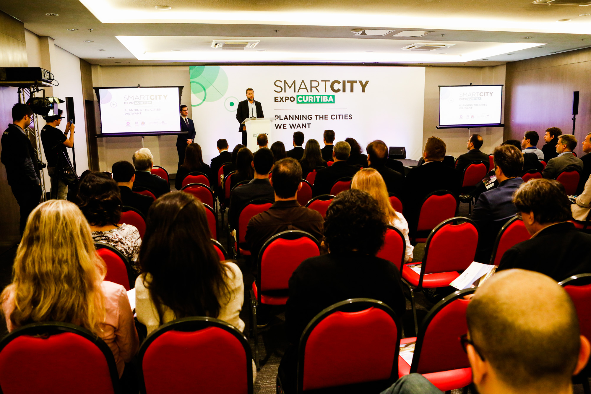 Lançamento da Smart City Expo Curitiba 2019. Foto: Divulgação Lançamento da Smart City Expo Curitiba 2019. Foto: Divulgação