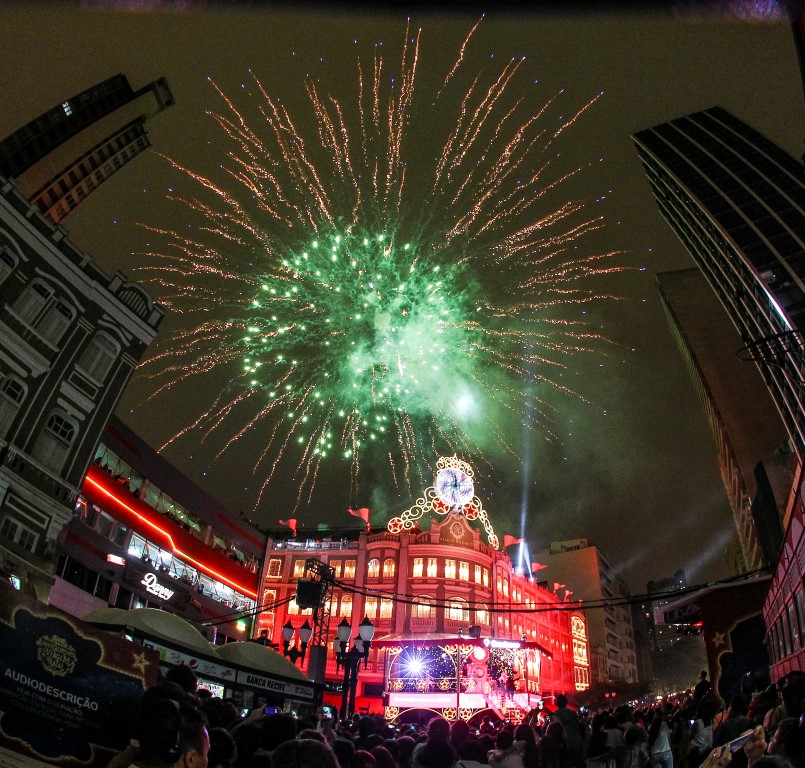 Apresentação do espetaculo Inesquecivel viagem de natal no palacio avenida, foi a primeira vez que o espetaculo foi apresentado desde que o banco mudou do HSBC para o Bradesco Apresentação do espetaculo Inesquecivel viagem de natal no palacio avenida, foi a primeira vez que o espetaculo foi apresentado desde que o banco mudou do HSBC para o Bradesco