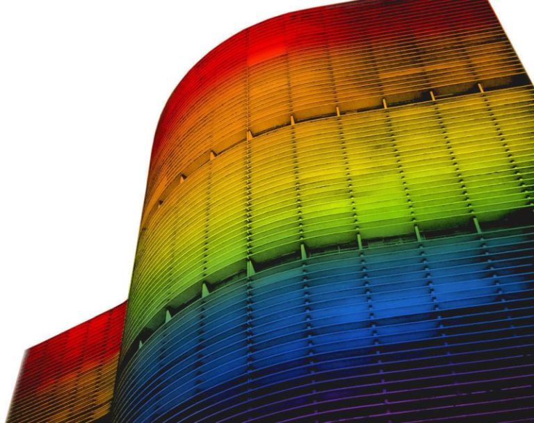 Simulação de como ficará a fachada iluminada. Imagem: Reprodução/A Bandeira