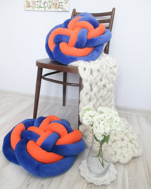 Faça você mesmo: almofada de nó, uma peça curinga para decoração Faça você mesmo: almofada de nó, uma peça curinga para decoração