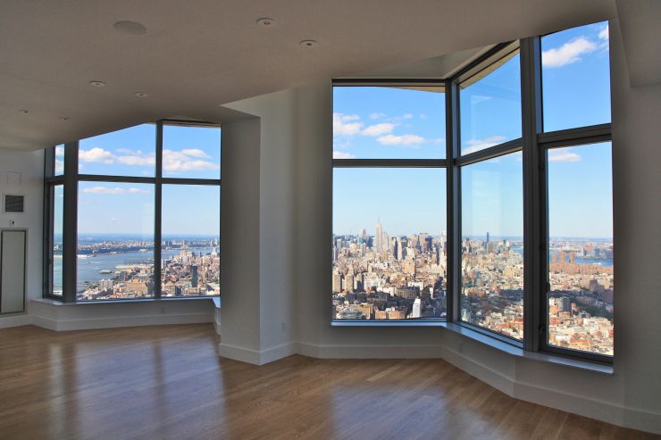 Vista de um dos apartamentos mais caros de Nova York e do mundo. Foto: Curbed / Reprodução Vista de um dos apartamentos mais caros de Nova York e do mundo. Foto: Curbed / Reprodução