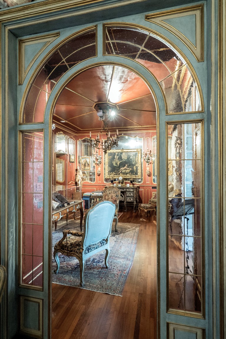 The study at Francesco Federico Cerruti's villa in Rivoli, Italy, May 1, 2019. Few knew that Cerruti, who died in 2015, owned artwork that would later be valued at $600 million and that he had been discreetly buying works from auctions and dealers for decades. (Alessandro Grassani/The New York Times) The study at Francesco Federico Cerruti's villa in Rivoli, Italy, May 1, 2019. Few knew that Cerruti, who died in 2015, owned artwork that would later be valued at $600 million and that he had been discreetly buying works from auctions and dealers for decades. (Alessandro Grassani/The New York Times)