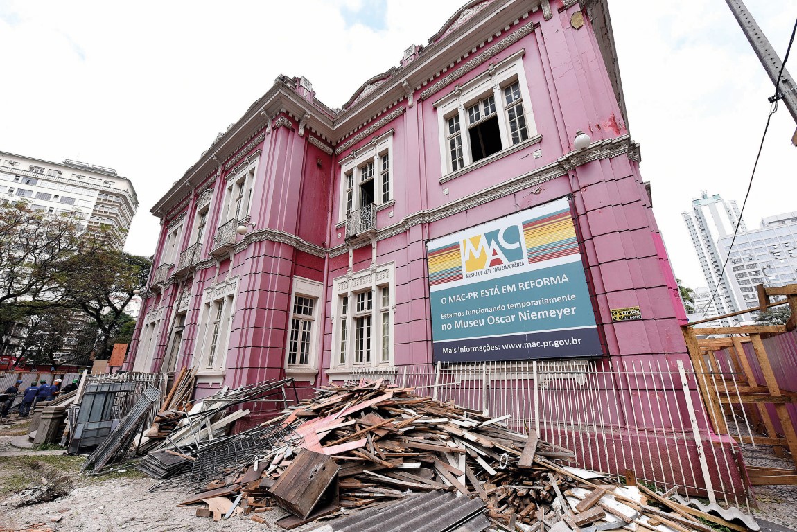 Reforma do Museu de Arte Contemporânea do PAraná (MAC PR).
Curitiba, 18 de junho de 2019.
Foto: Kraw Penas/SECC Reforma do Museu de Arte Contemporânea do PAraná (MAC PR).
Curitiba, 18 de junho de 2019.
Foto: Kraw Penas/SECC