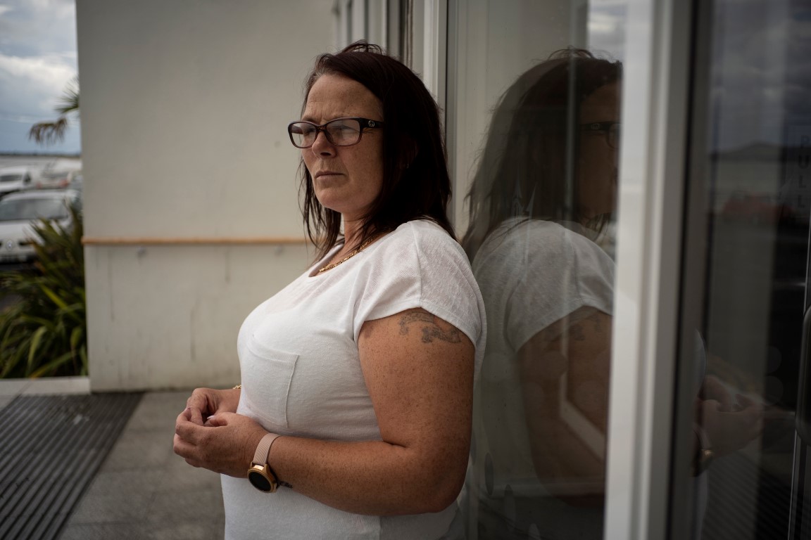 Care worker Sabrina Farrell, who was evicted in April when their landlord decided to sell, outside the hotel where she and her three children are accommodated, in Portmarnock, Ireland, Aug. 6, 2019. A housing shortage has made Dublin one of the world’s most expensive cities to rent in. Homelessness is up sharply, while homeownership has fallen. (Paulo Nunes dos Santos/The New York Times) Care worker Sabrina Farrell, who was evicted in April when their landlord decided to sell, outside the hotel where she and her three children are accommodated, in Portmarnock, Ireland, Aug. 6, 2019. A housing shortage has made Dublin one of the world’s most expensive cities to rent in. Homelessness is up sharply, while homeownership has fallen. (Paulo Nunes dos Santos/The New York Times)