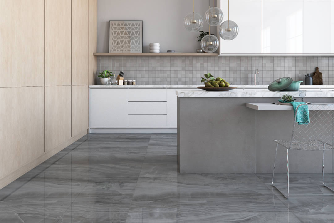 Porcelanato Onix Dark, um dos destaques da Eliane na Cersaie. Foto: divulgação Porcelanato Onix Dark, um dos destaques da Eliane na Cersaie. Foto: divulgação