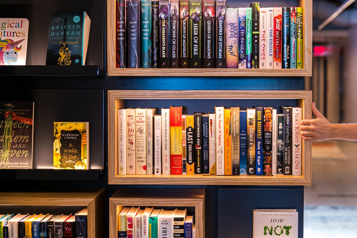 A wall with bookshelves pivots to reveal a secret green room at Macmillan Publishers in New York, Aug. 9, 2019. Secret rooms are popping up in workplaces. (Jeenah Moon/The New York Times) A wall with bookshelves pivots to reveal a secret green room at Macmillan Publishers in New York, Aug. 9, 2019. Secret rooms are popping up in workplaces. (Jeenah Moon/The New York Times)