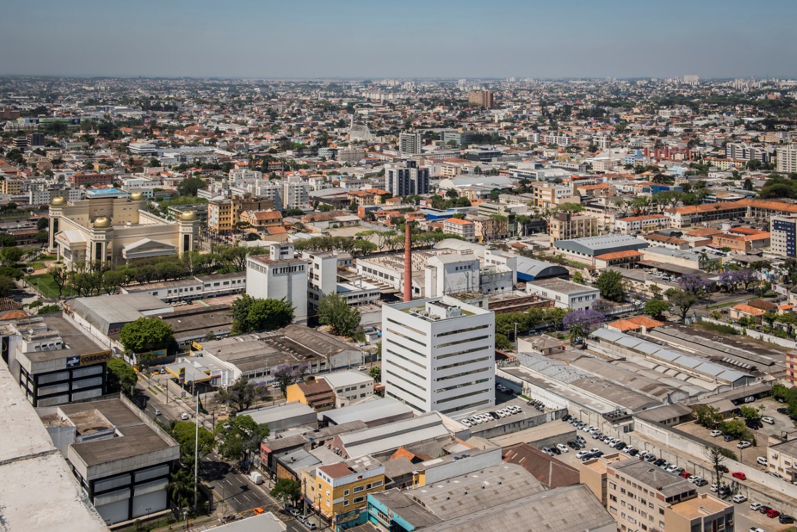Vista aérea do Vale do Pinhão, que integra áreas do Rebouças e do Prado Velho. Foto: Letícia Akemi/Gazeta do Povo