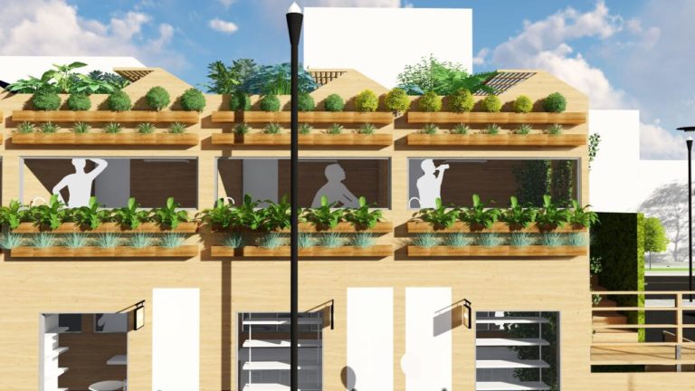 Construções sustentáveis foram pensadas para contexto de desigualdade e desemprego convivendo com o restante da população. Foto: Divulgação