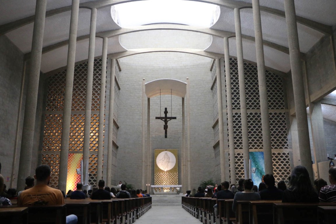 Cidade de SC guarda igreja monumental criada por vencedor do Nobel da arquitetura Cidade de SC guarda igreja monumental criada por vencedor do Nobel da arquitetura