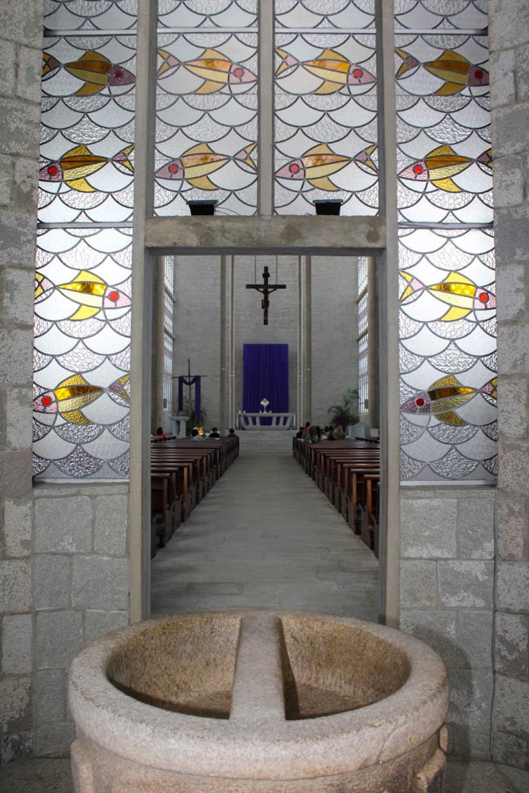 Cidade de SC guarda igreja monumental criada por vencedor do Nobel da arquitetura Cidade de SC guarda igreja monumental criada por vencedor do Nobel da arquitetura