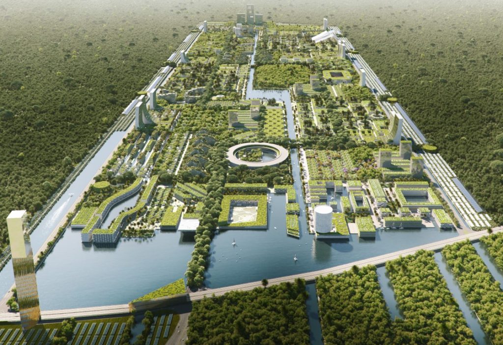 Inspirada na civilização maia, Cancún terá 1ª cidade eco inteligente do mundo Imagem: Stefano Boeri Architetti/The Big Picture/Divulgação