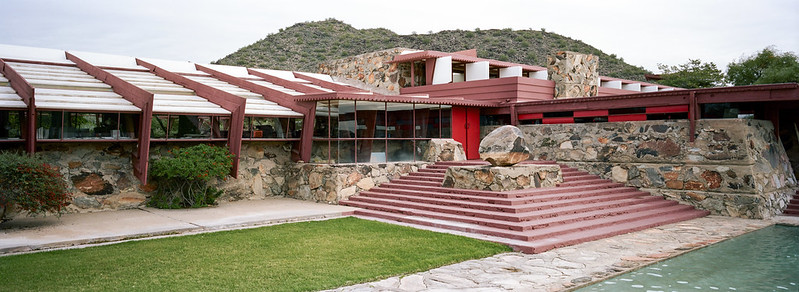 Taliesin West, no Arizona, que por quase 90 anos foi sede da escola de Arquitetura. Foto: Christopher MichelSeguir/Flickr 