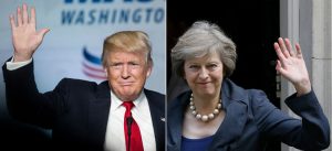 May e Trump: dois conservadores com visões muito diferentes sobre comércio