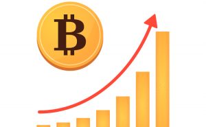 Illustration of open currency source money Bitcoin