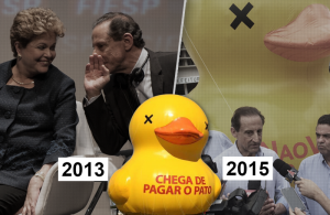A história do pato nas manifestações pró-impeachment