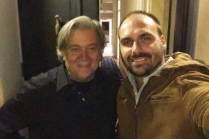 Eduardo com Bannon, o radical que nem Trump quis manter por perto