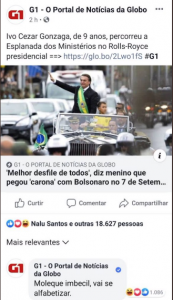 Se imprensa quer criticar postura bolsonarista – e com razão – precisa dar o exemplo!