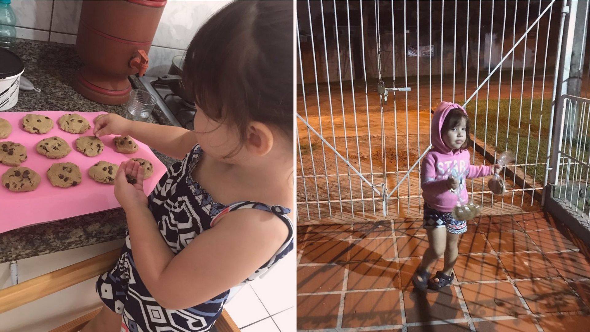 A admiração da menina pelo trabalho dos coletores apareceu quando a família se mudou de um apartamento para uma casa.