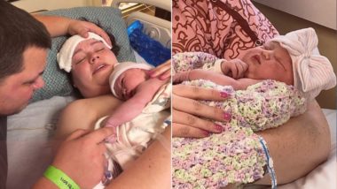 Bebê nasce às 2h22 do dia 22/02/2022: “por conta de um câncer disseram que eu não poderia ter filhos” A mãe da pequena Judah Grace enfrentou um linfoma de Hodgkin e ouviu os médicos dizerem que ela não seria mãe