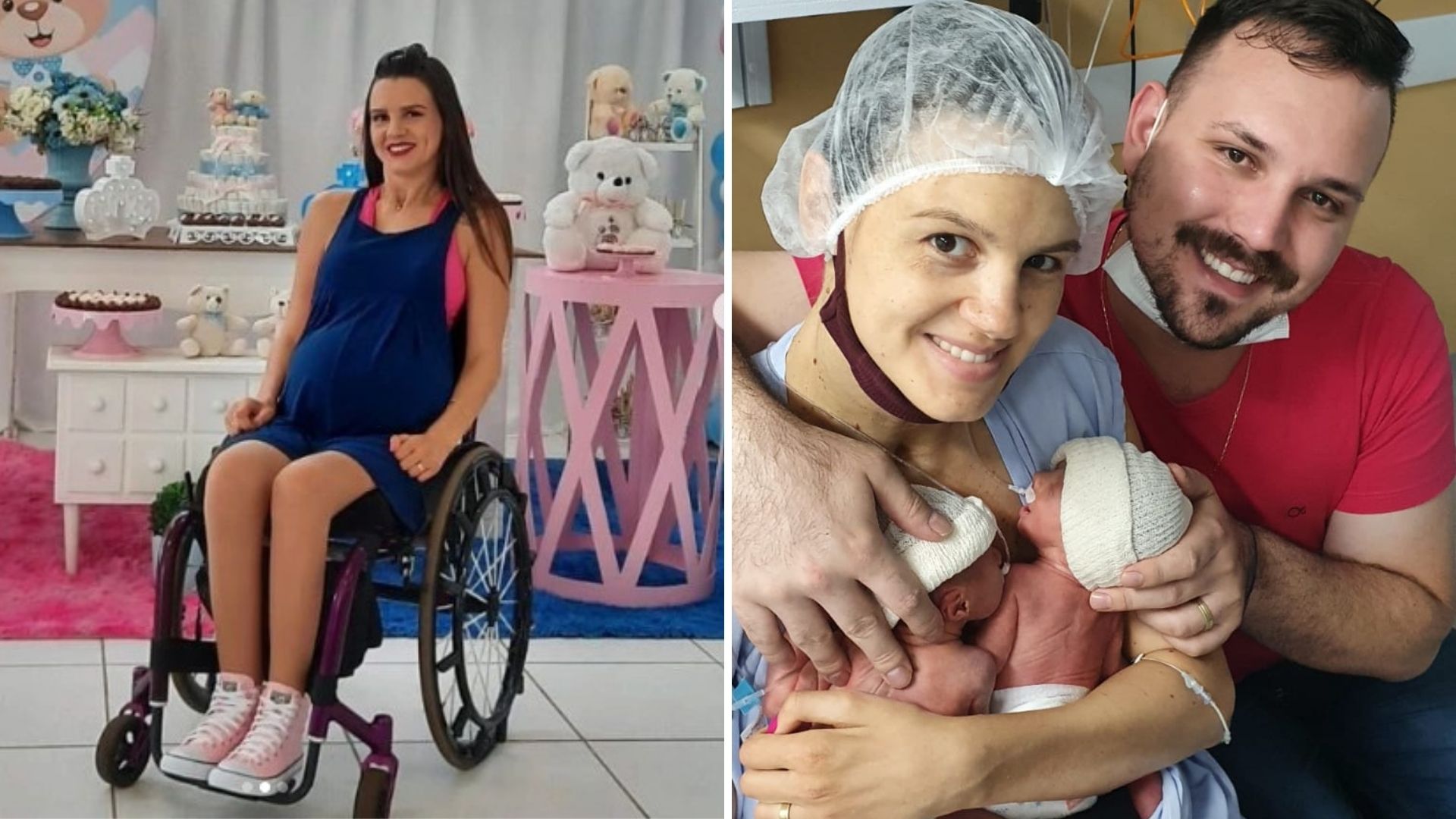 Vanessa Angela engravidou naturalmente, teve uma gestação tranquila e ganhou seus bebês na última segunda-feira (2).