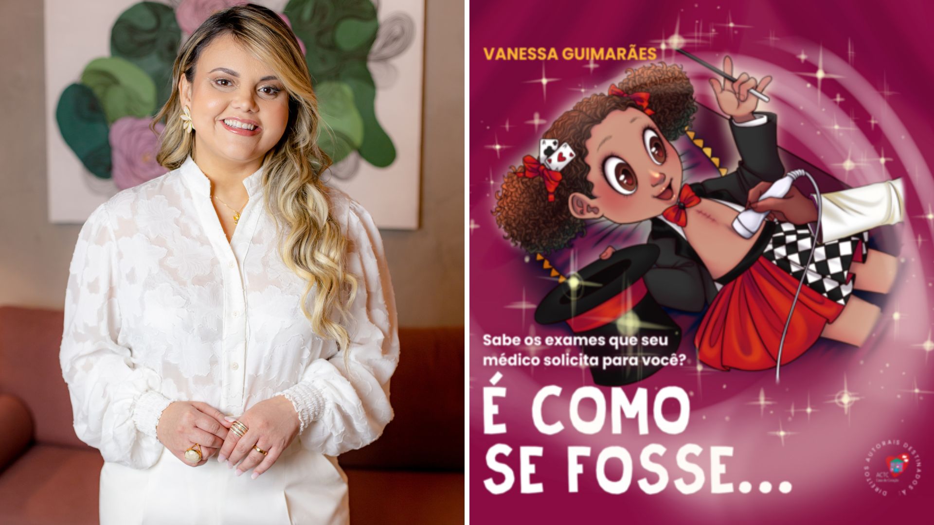 Além da parte lúdica, os livros têm uma versão técnica, com linguagem acessível e ilustração realística para os pais e responsáveis.