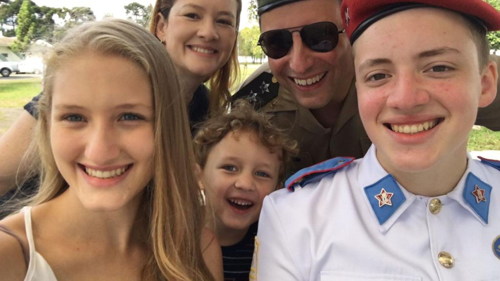 Fernando Otávio Barbosa e os filhos Maria Luiza (21), João Pedro (17) e Daniel (4): período de isolamento deixou lições à família sobre a necessidade do tempo de qualidade juntos.