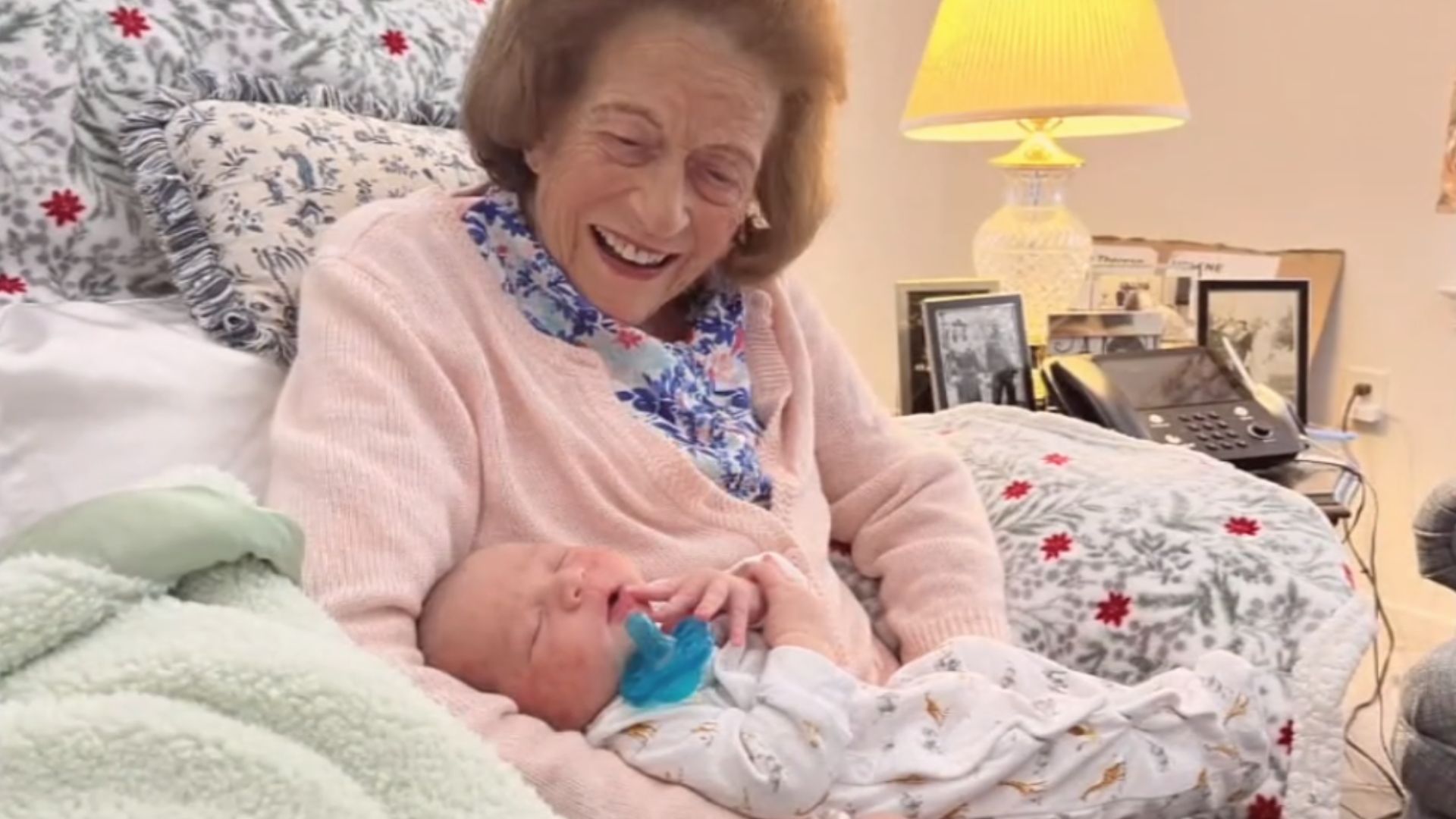 O 100º bisneto ganhou o nome em homenagem à bisavó.