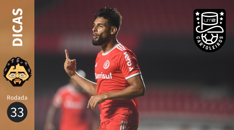Yuri Alberto, do Internacional, é ótima opção de escalação na 33ª rodada do Cartola FC 2020.