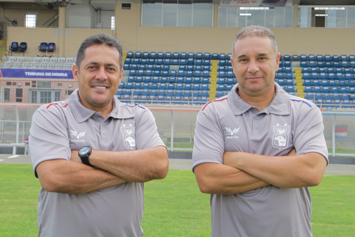 Maurílio e Ageu chegaram com a missão de reerguer o Paraná. Foto: Divulgação/Paraná. Maurílio e Ageu chegaram com a missão de reerguer o Paraná. Foto: Divulgação/Paraná.