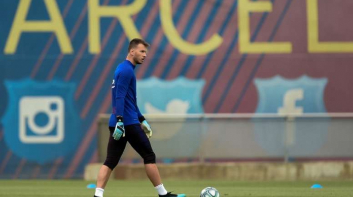 Neto no Barça. Foto: AFP Neto no Barça. Foto: AFP