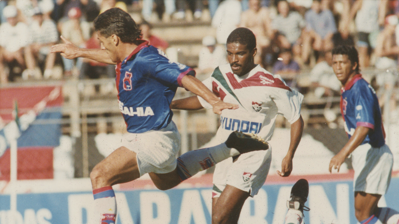 Maurílio e Saulo no Brasileirão de 95. Foto: Antonio Costa/Gazeta do Povo Maurílio e Saulo no Brasileirão de 95. Foto: Antonio Costa/Gazeta do Povo