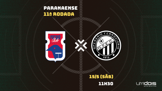 Paraná x Operário: onde assistir, escalações e notícias