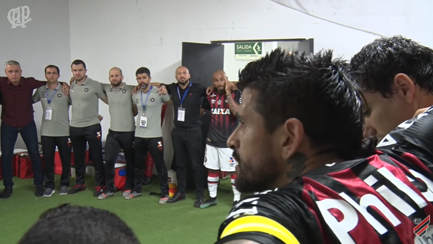 Lucho no vestiário da primeira final da Sul-Americana 2018 Lucho no vestiário da primeira final da Sul-Americana 2018