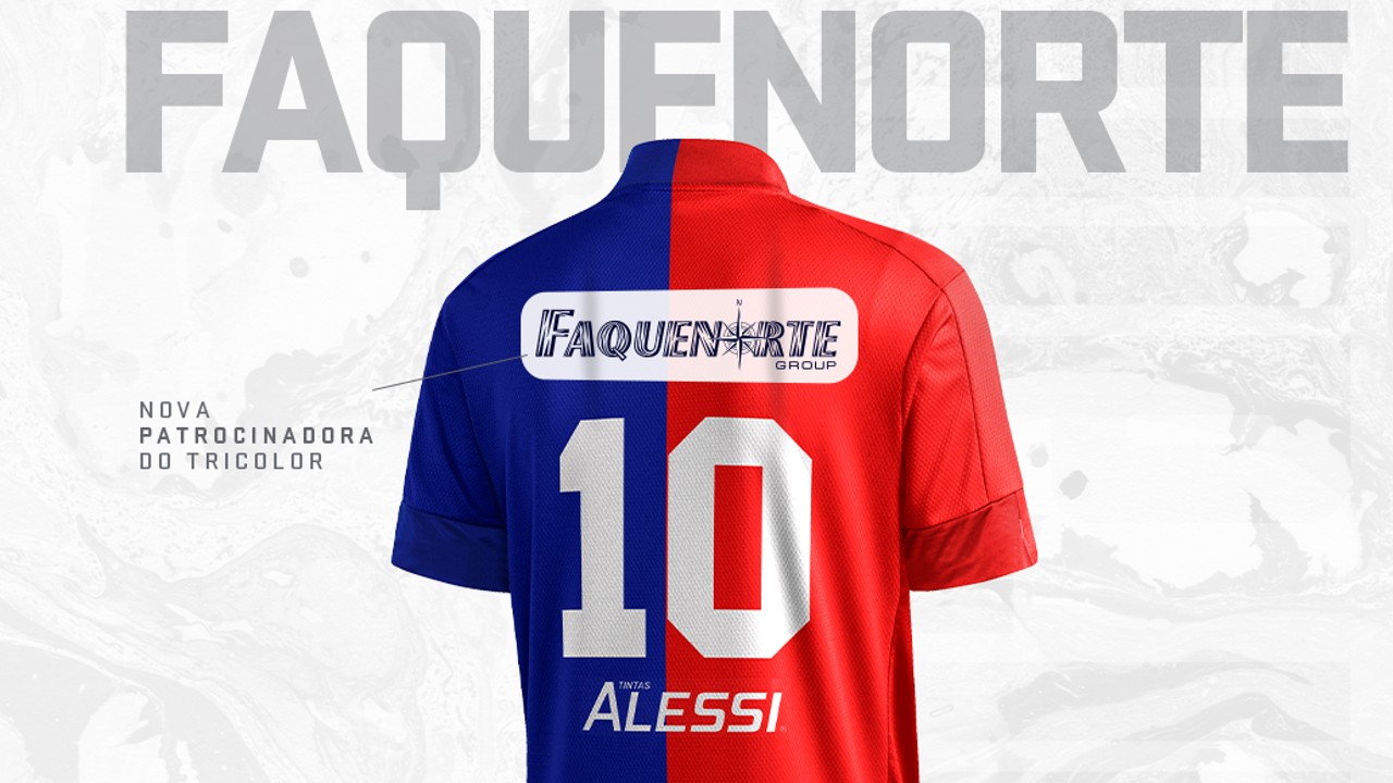Faquenorte estampará as costas da camisa do Paraná