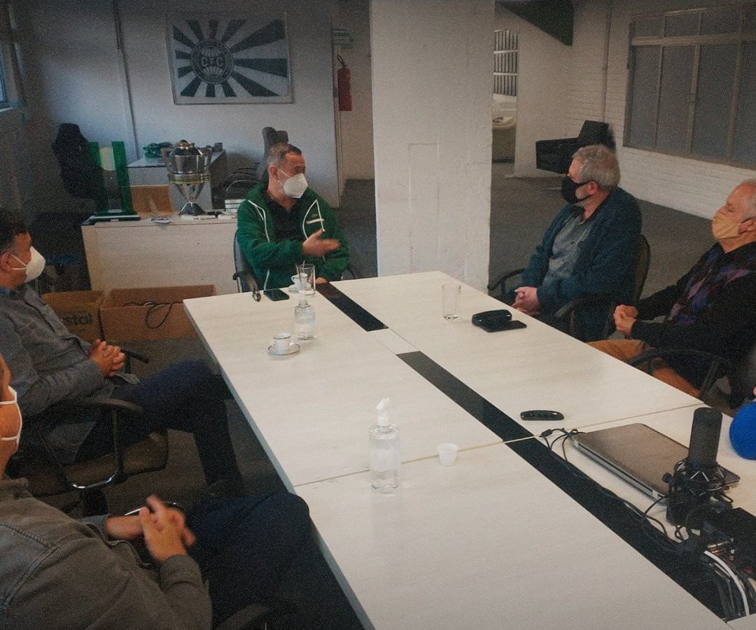 Dirigentes de Paraná e Coritiba. Dirigentes de Paraná e Coritiba.